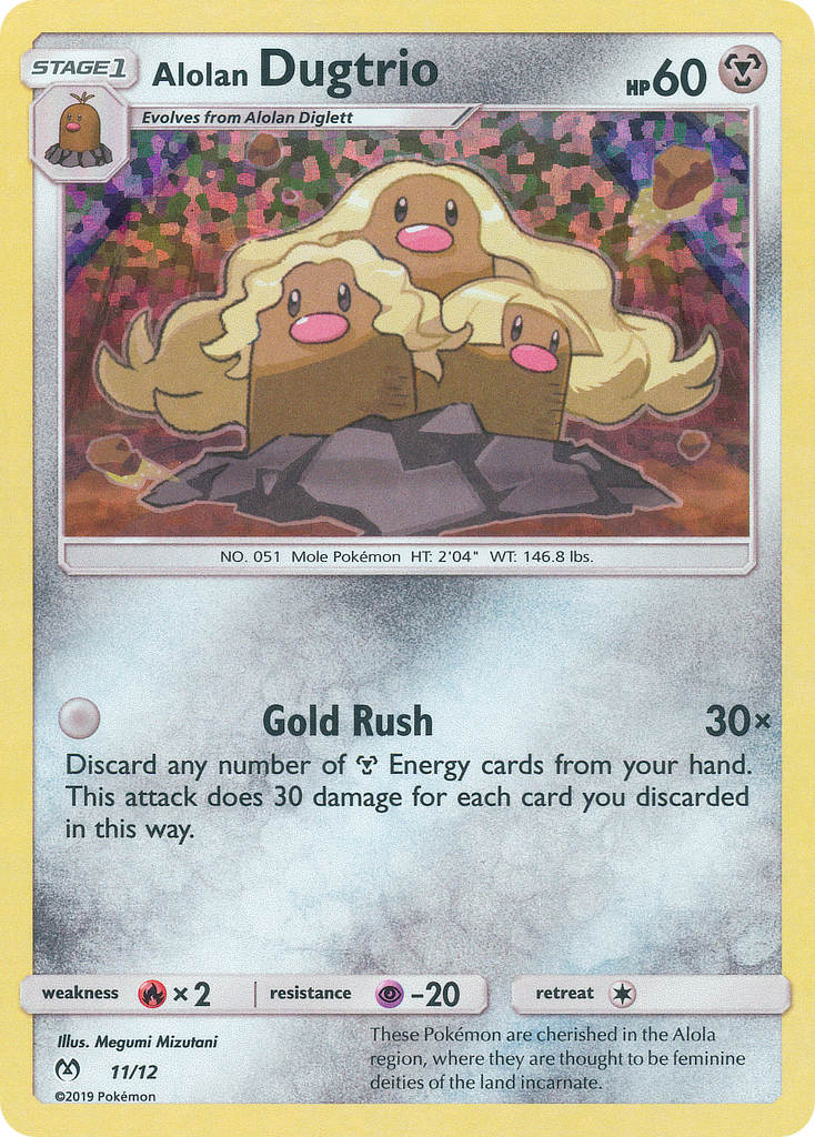 Alolan Dugtrio (11/12) [McDonald's Promos: 2019 Collection] | Exor Games Bridgewater