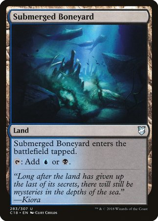 Submerged Boneyard [Commander 2018] | Exor Games Bridgewater