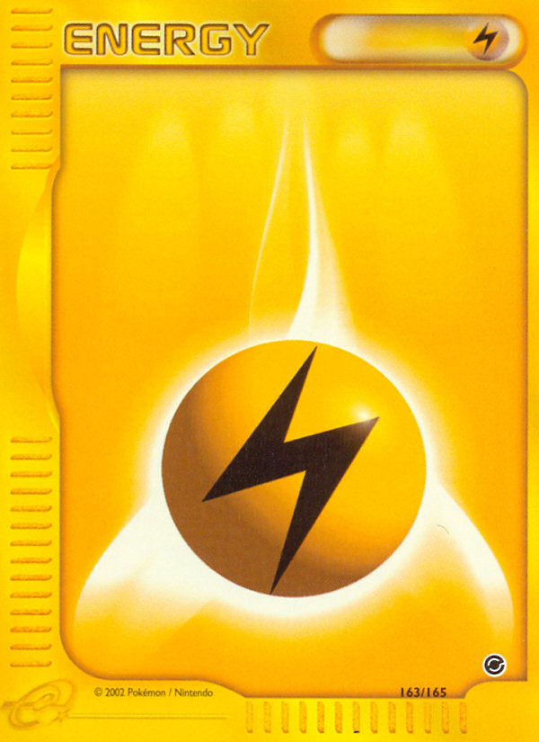 Lightning Energy (163/165) [Expedition: Base Set] | Exor Games Bridgewater