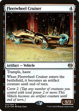 Fleetwheel Cruiser [Kaladesh Promos] | Exor Games Bridgewater