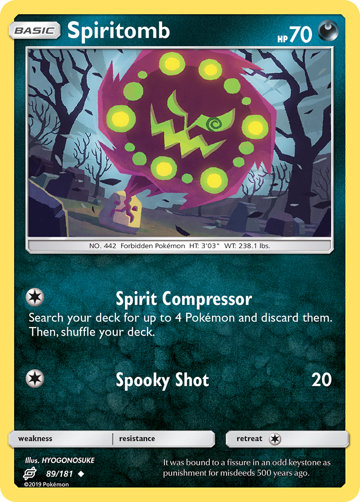 Spiritomb (89/181) [Sun & Moon: Team Up] | Exor Games Bridgewater