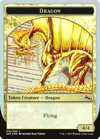 Gold Dragon Token [Unstable Tokens] | Exor Games Bridgewater