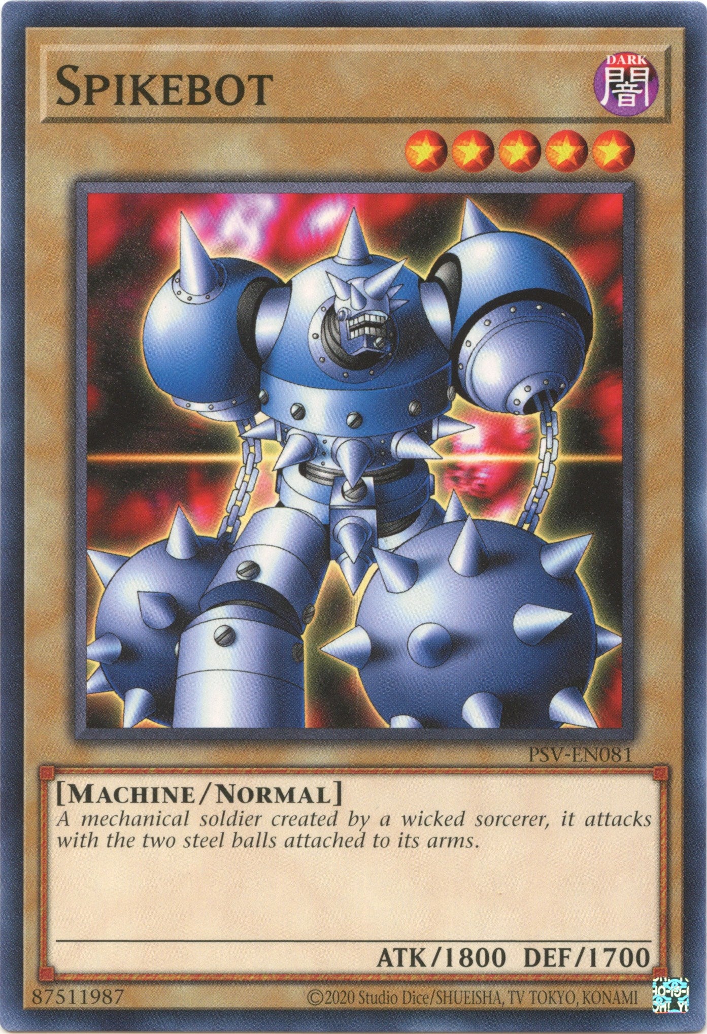 Spikebot (25th Anniversary) [PSV-EN081] Common | Exor Games Bridgewater
