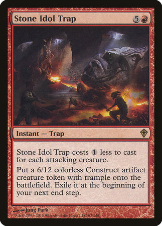 Stone Idol Trap [Worldwake] | Exor Games Bridgewater