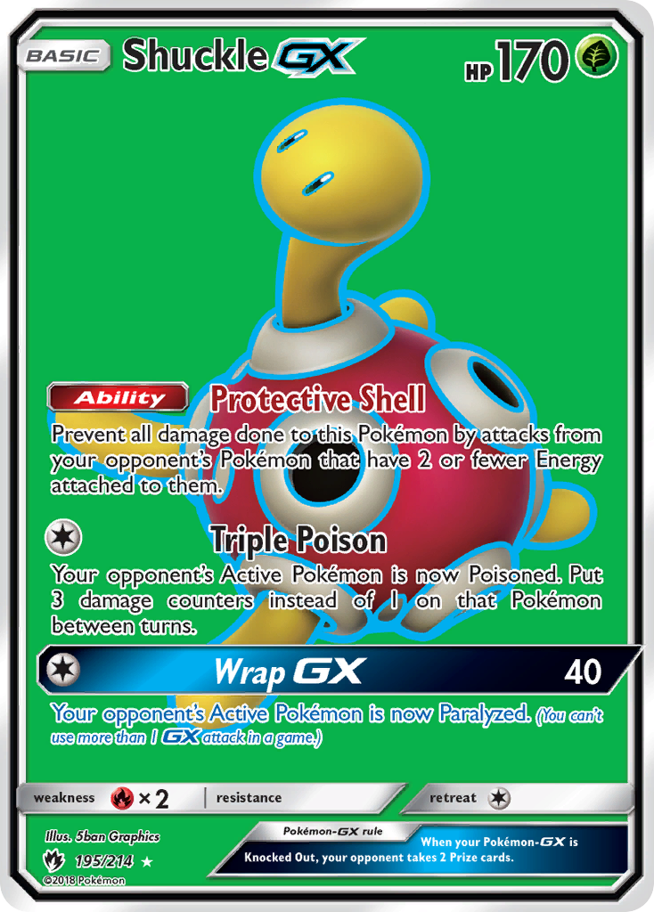 Shuckle GX (195/214) [Sun & Moon: Lost Thunder] | Exor Games Bridgewater