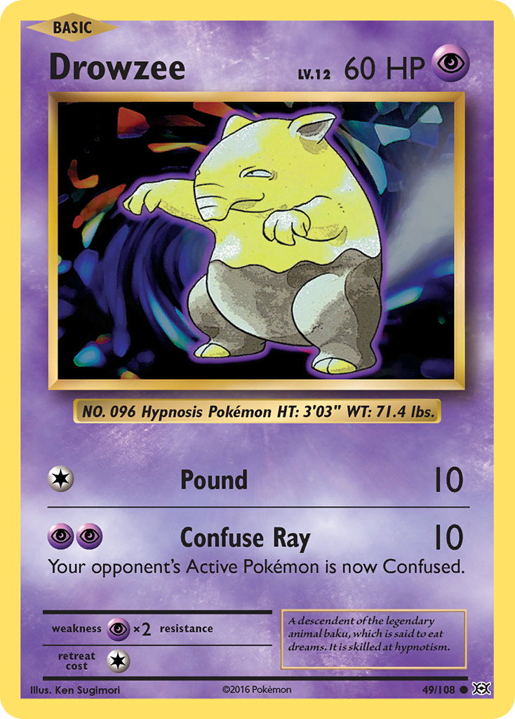 Drowzee (49/108) [XY: Evolutions] | Exor Games Bridgewater