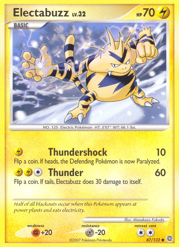 Electabuzz (87/132) [Diamond & Pearl: Secret Wonders] | Exor Games Bridgewater