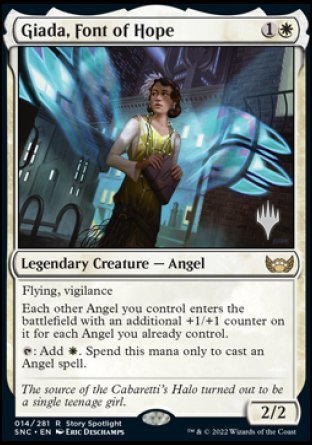 Giada, Font of Hope (Promo Pack) [Streets of New Capenna Promos] | Exor Games Bridgewater