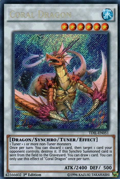 Coral Dragon [TDIL-EN051] Secret Rare | Exor Games Bridgewater