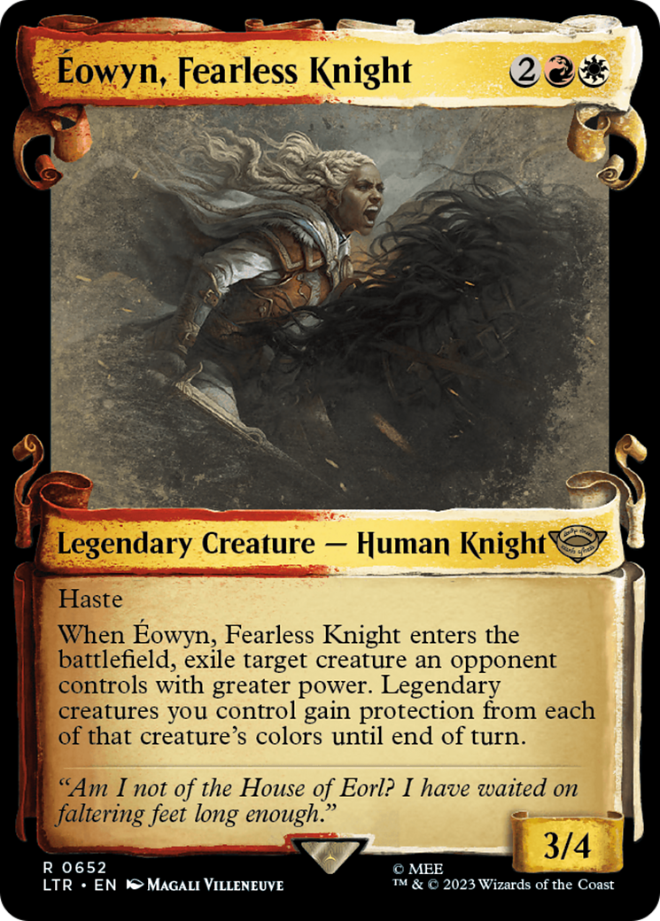 Eowyn, Fearless Knight [The Lord of the Rings: Tales of Middle-Earth Showcase Scrolls] | Exor Games Bridgewater