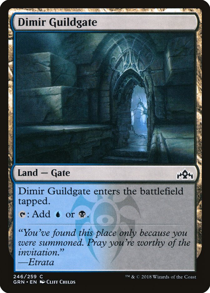 Dimir Guildgate (246/259) [Guilds of Ravnica] | Exor Games Bridgewater