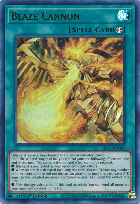 Blaze Cannon [LED7-EN005] Ultra Rare | Exor Games Bridgewater