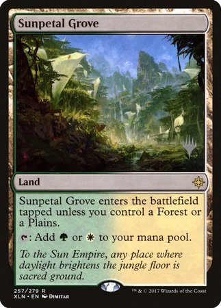 Sunpetal Grove [Ixalan Promos] | Exor Games Bridgewater