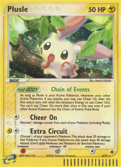 Plusle (8/97) [EX: Dragon] | Exor Games Bridgewater