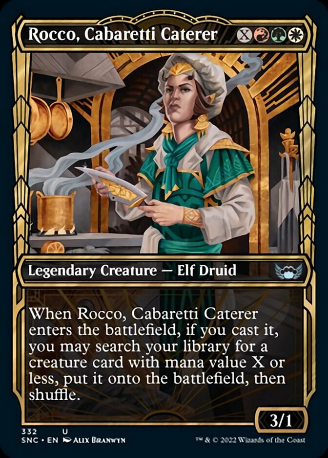 Rocco, Cabaretti Caterer (Showcase Golden Age) [Streets of New Capenna] | Exor Games Bridgewater