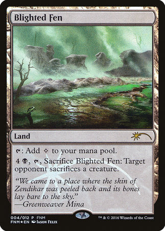 Blighted Fen [Friday Night Magic 2016] | Exor Games Bridgewater