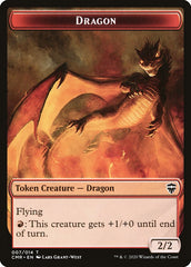 Dragon // Treasure Token [Commander Legends Tokens] | Exor Games Bridgewater