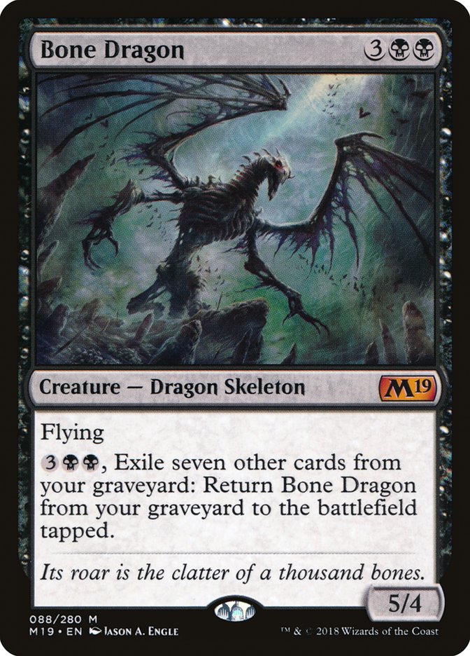 Bone Dragon [Core Set 2019] | Exor Games Bridgewater