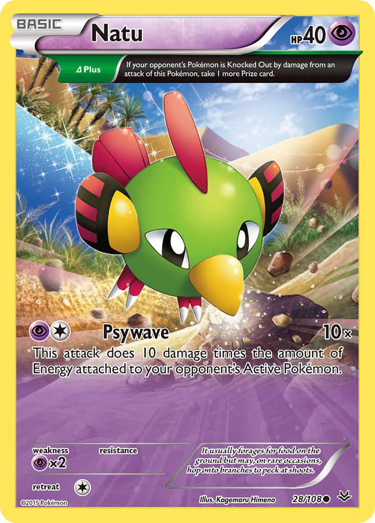 Natu (28/108) [XY: Roaring Skies] | Exor Games Bridgewater