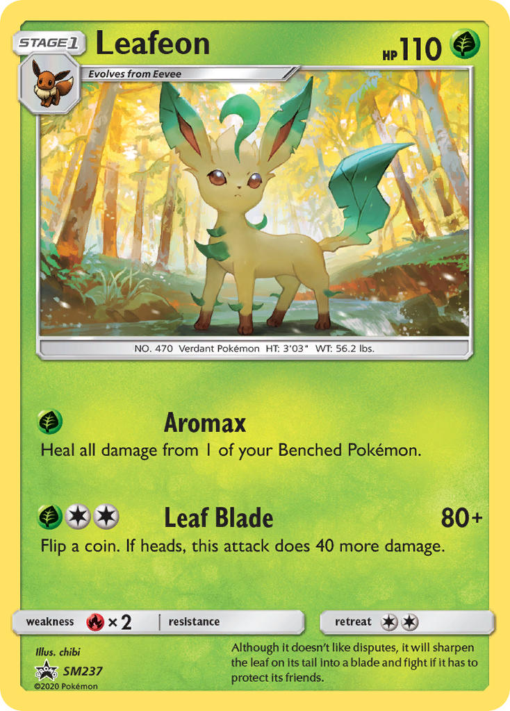 Leafeon (SM237) [Sun & Moon: Black Star Promos] | Exor Games Bridgewater