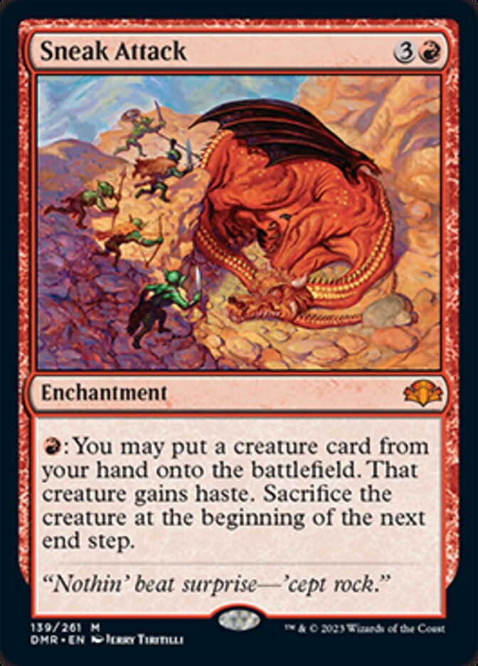 Sneak Attack [Dominaria Remastered] | Exor Games Bridgewater