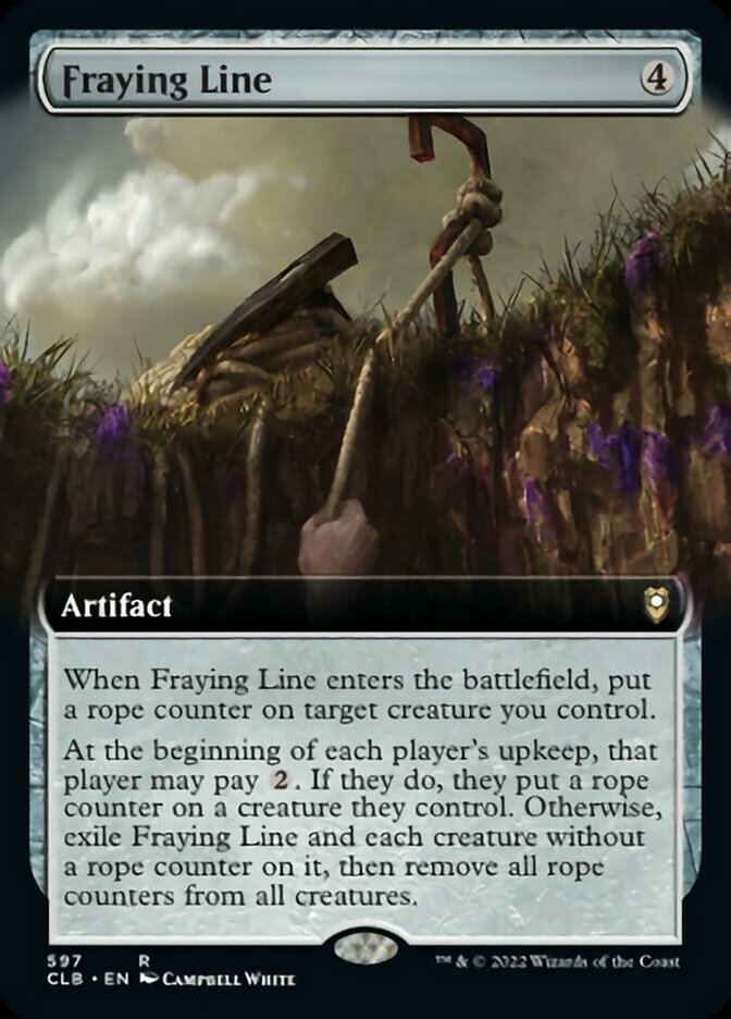 Fraying Line (Extended Art) [Commander Legends: Battle for Baldur's Gate] | Exor Games Bridgewater