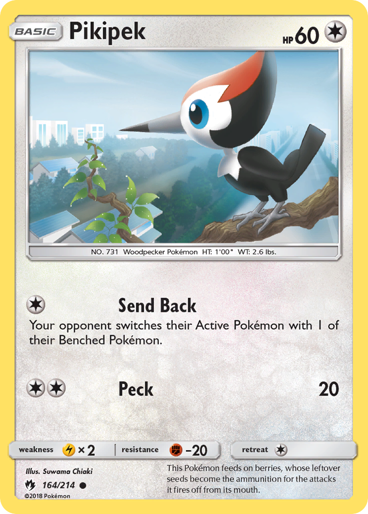 Pikipek (164/214) [Sun & Moon: Lost Thunder] | Exor Games Bridgewater