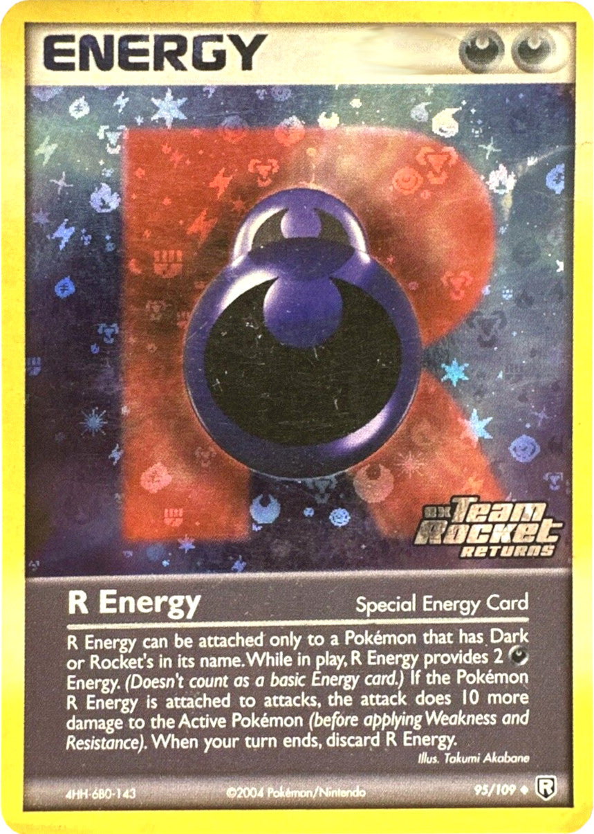 R Energy (95/109) (Stamped) [EX: Team Rocket Returns] | Exor Games Bridgewater