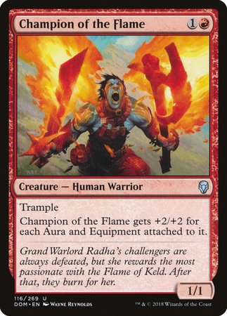 Champion of the Flame [Dominaria] | Exor Games Bridgewater