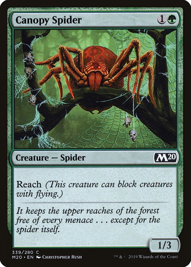 Canopy Spider [Core Set 2020] | Exor Games Bridgewater