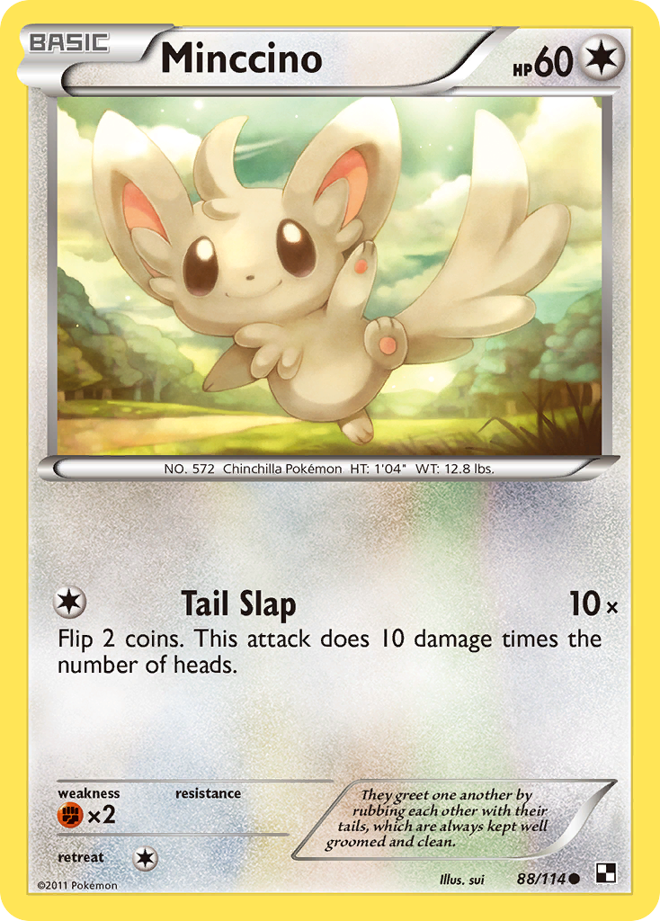 Minccino (88/114) [Black & White: Base Set] | Exor Games Bridgewater