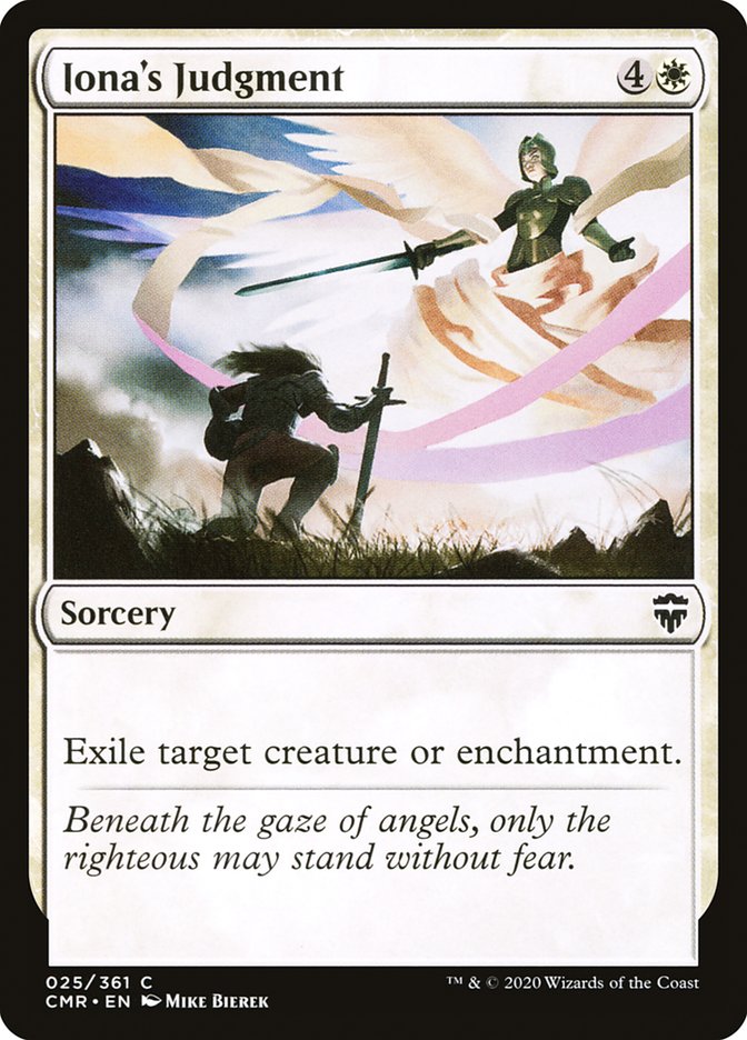 Iona's Judgment [Commander Legends] | Exor Games Bridgewater