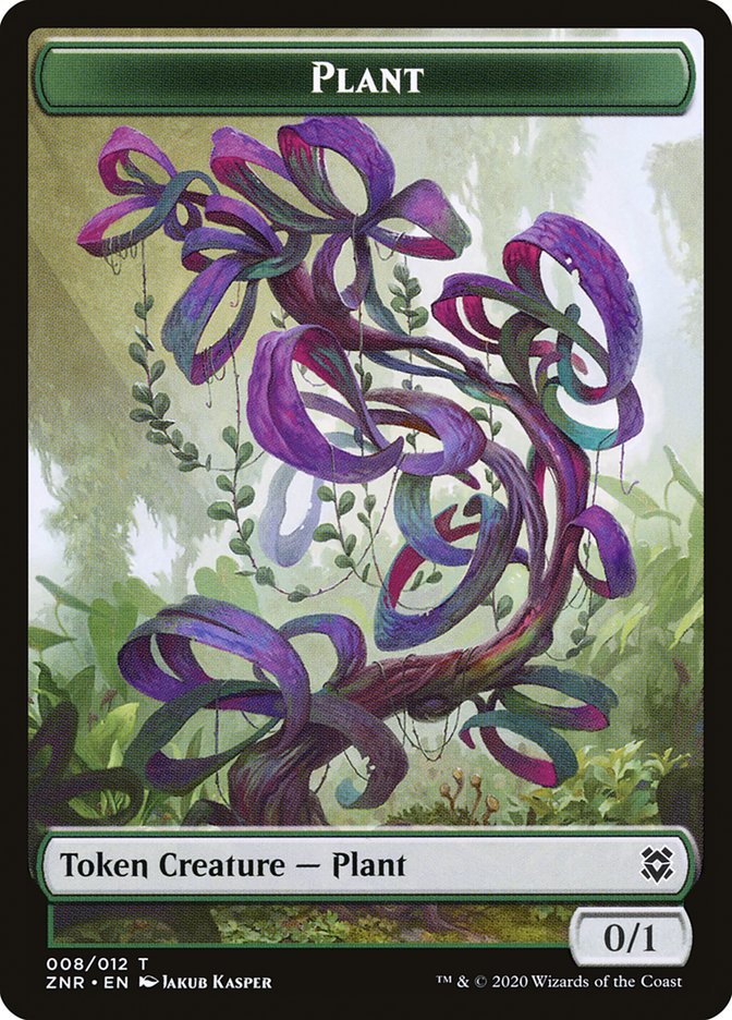 Plant Token [Zendikar Rising] | Exor Games Bridgewater