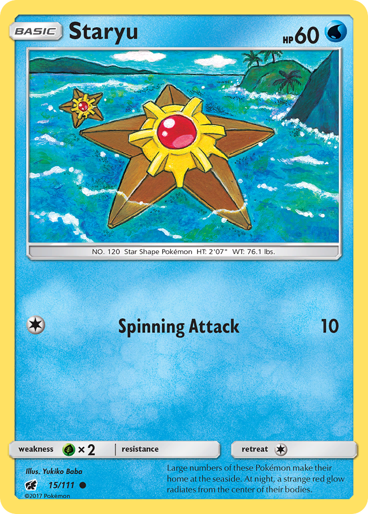 Staryu (15/111) [Sun & Moon: Crimson Invasion] | Exor Games Bridgewater