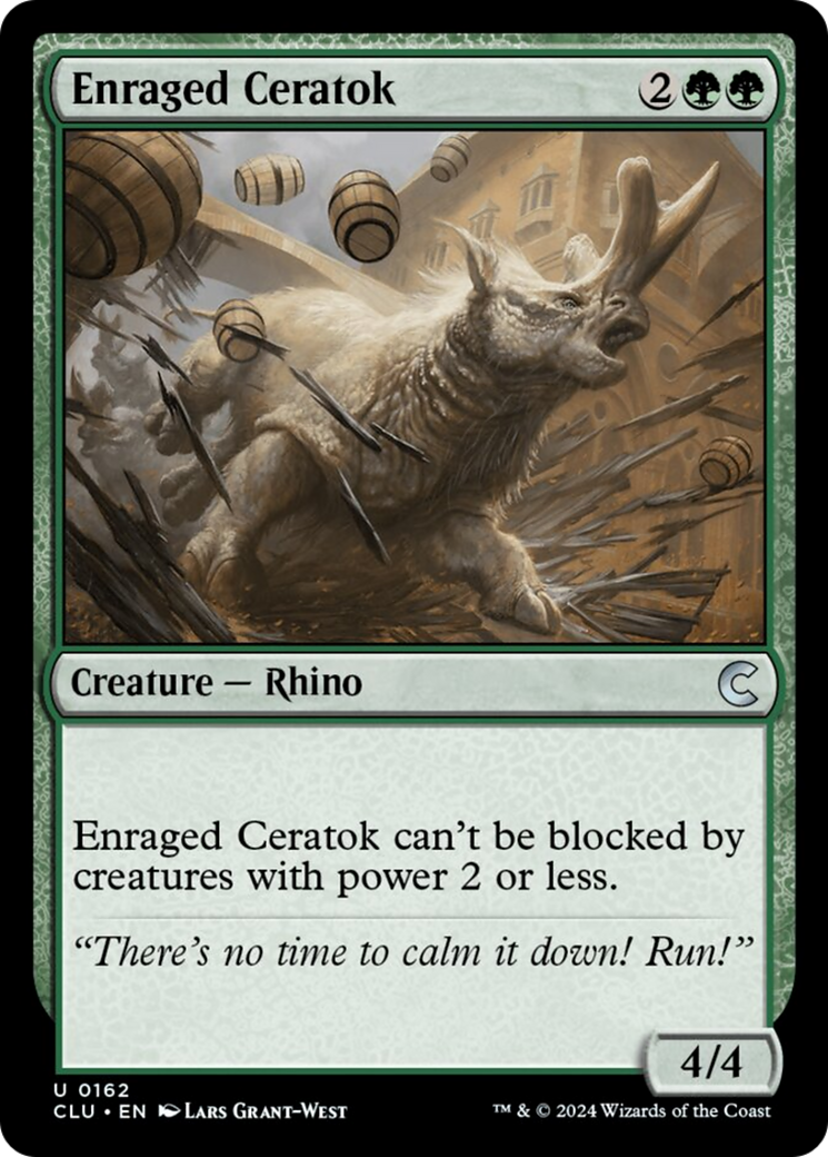 Enraged Ceratok [Ravnica: Clue Edition] | Exor Games Bridgewater