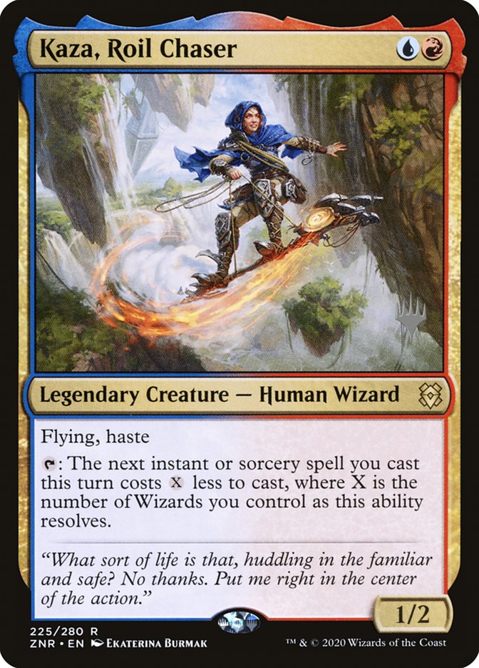 Kaza, Roil Chaser (Promo Pack) [Zendikar Rising Promos] | Exor Games Bridgewater