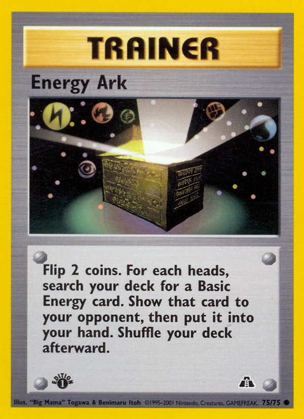 Energy Ark (75/75) [Neo Discovery 1st Edition] | Exor Games Bridgewater