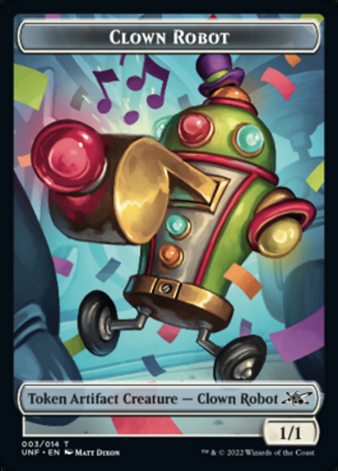 Clown Robot (003) Token [Unfinity Tokens] | Exor Games Bridgewater