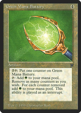 Green Mana Battery [Legends] | Exor Games Bridgewater