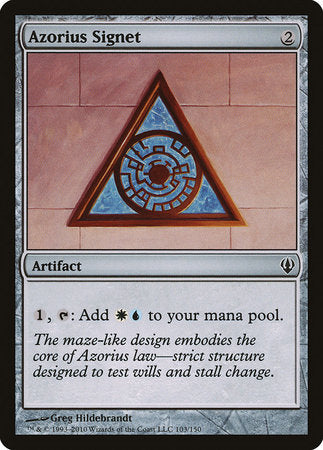 Azorius Signet [Archenemy] | Exor Games Bridgewater