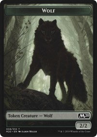 Zombie // Wolf Double-Sided Token [Game Night 2019 Tokens] | Exor Games Bridgewater