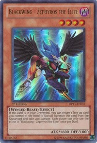 Blackwing - Zephyros the Elite [DP11-EN012] Ultra Rare | Exor Games Bridgewater