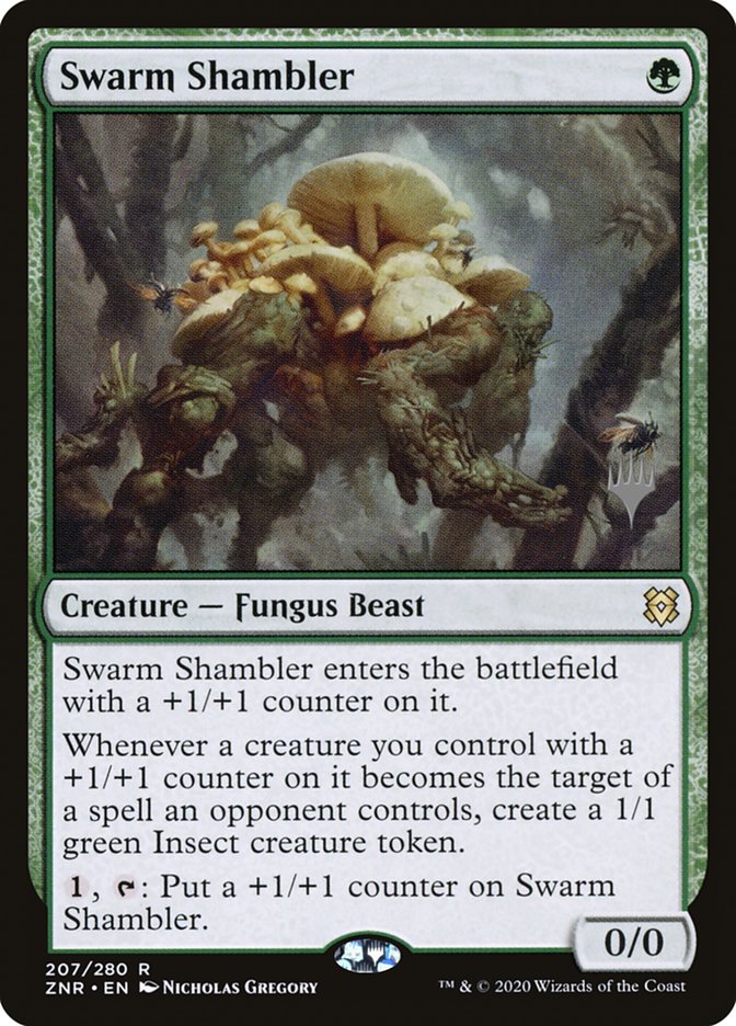 Swarm Shambler (Promo Pack) [Zendikar Rising Promos] | Exor Games Bridgewater