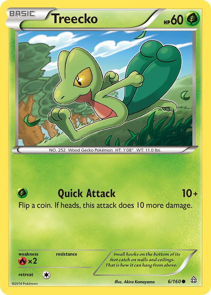 Treecko (6/160) [XY: Primal Clash] | Exor Games Bridgewater