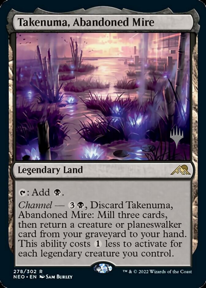 Takenuma, Abandoned Mire (Promo Pack) [Kamigawa: Neon Dynasty Promos] | Exor Games Bridgewater