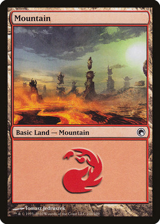 Mountain (244) [Scars of Mirrodin] | Exor Games Bridgewater