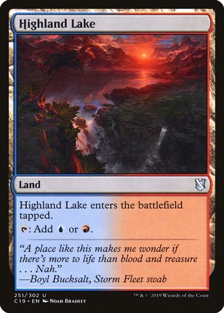 Highland Lake [Commander 2019] | Exor Games Bridgewater