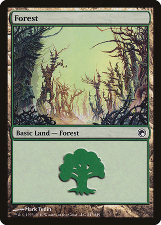 Forest (247) [Scars of Mirrodin] | Exor Games Bridgewater