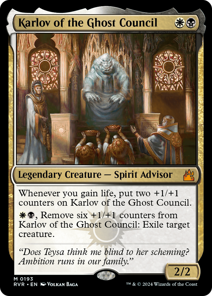 Karlov of the Ghost Council [Ravnica Remastered] | Exor Games Bridgewater