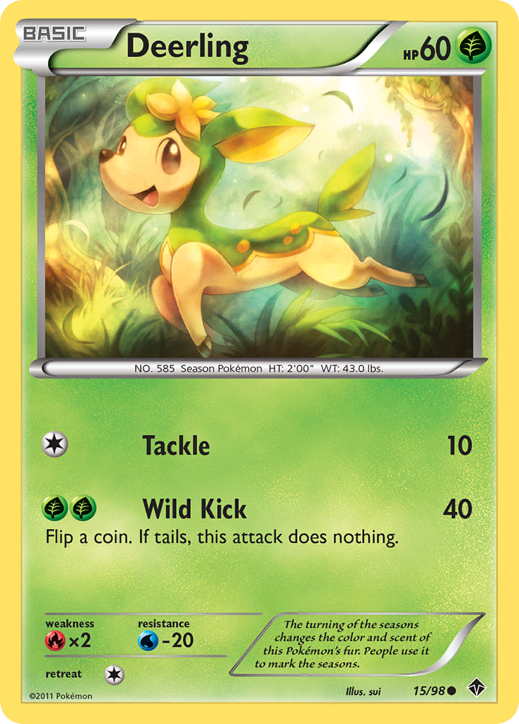 Deerling (15/98) [Black & White: Emerging Powers] | Exor Games Bridgewater